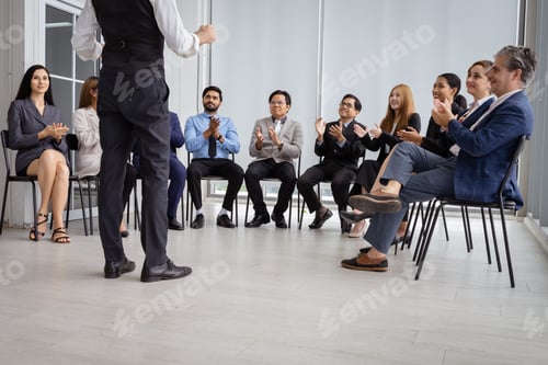 Preview: Group of multiethnic businessmen
