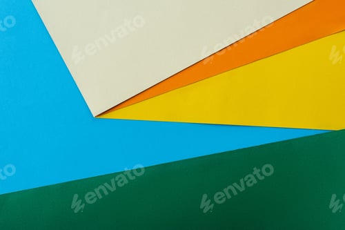 Preview: abstract geometric background with colorful bright paper
