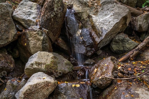 Preview: Small water stream in stones