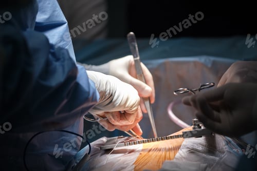 Preview: Surgical Procedure with Tools in Hospital Operating Room