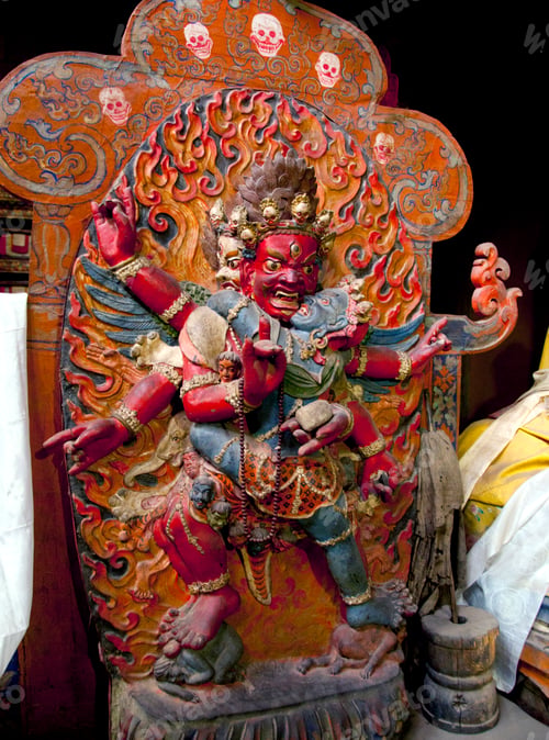 Preview: Buddha statue in Leh Palace, Leh Ladask