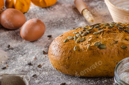 Preview: Homemade pumpkin bread