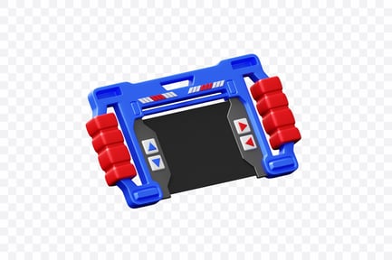 Preview: 3D Futuristic Gamepad