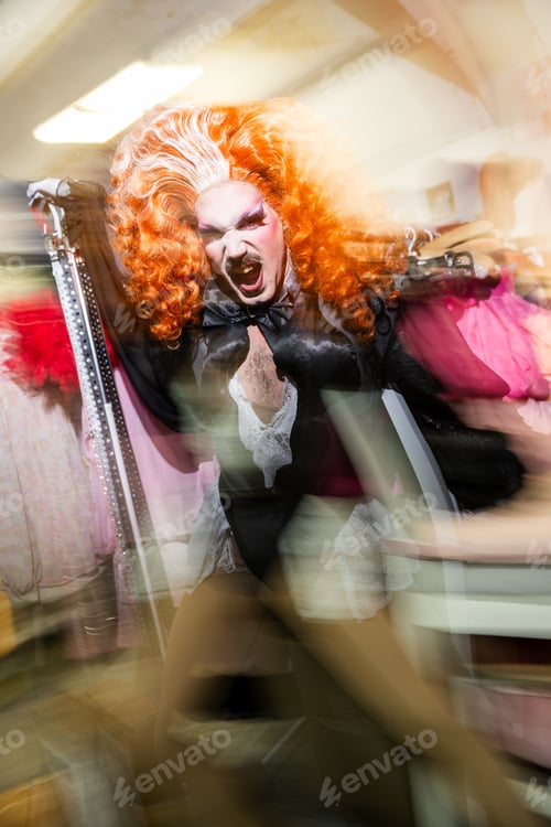 Preview: Drag Queen Performs With Passion and Energy at a Queer Event in an Art Space