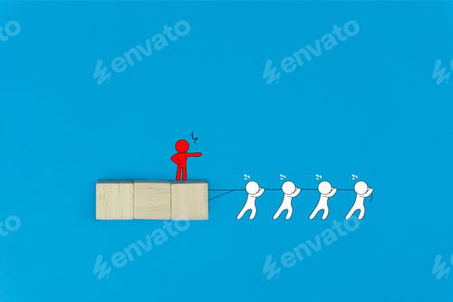 Preview: Business not teamwork concept