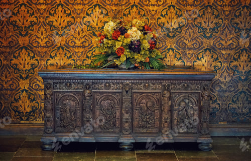 Preview: A view of a sideboard