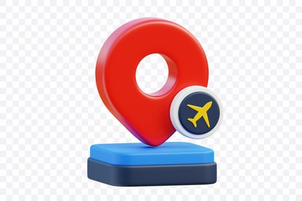 Preview: Airport Location Pin