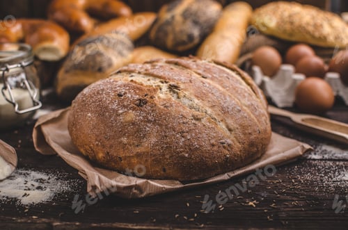 Preview: Homemade bread, product photo