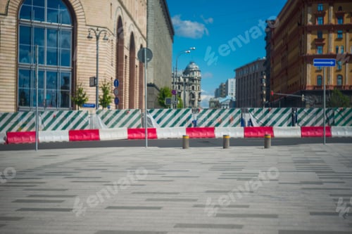 Preview: City Blur- Background Beautiful. Wonderful Bokeh In The Blur Area In The Summer.