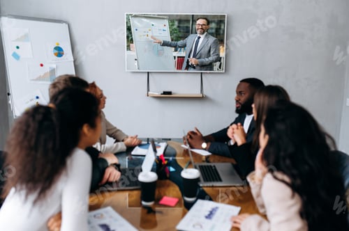 Preview: business people work woman man briefing