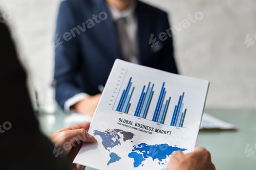 Preview: Business Brainstorming Graph Chart Report Data Concept