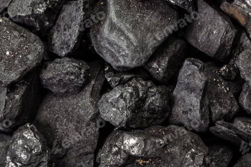 Preview: Coal mineral black cube stone background