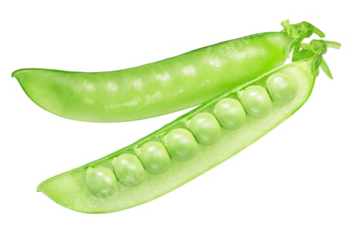 Preview: Pea pods pisum sativum, top