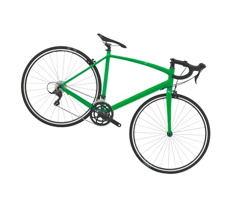 Preview: race road bike isolated on white background