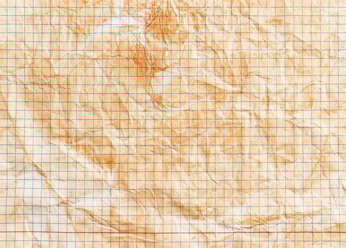 Preview: Old paper texture, vintage background, checkered school notebook