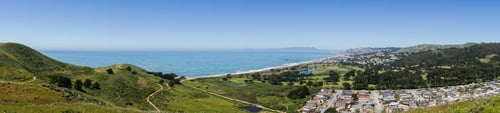 Preview: Panoramic view of Pacifica coastline