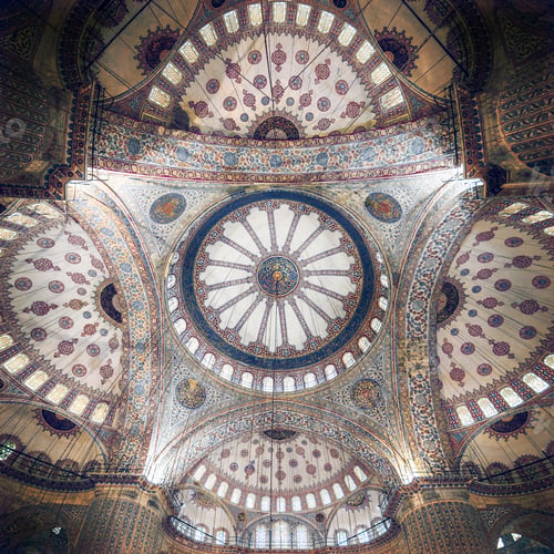Preview: Blue Mosque intricate ceiling