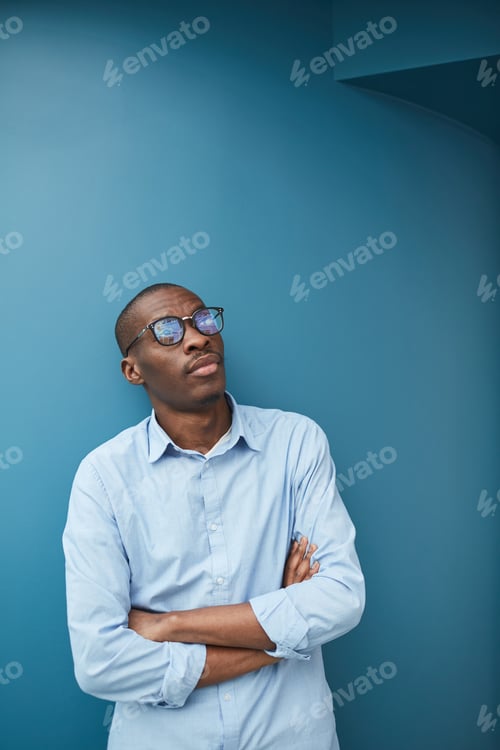 Preview: Pensive African businessman