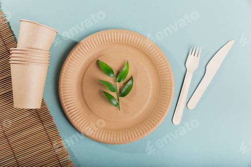 Preview: Disposable tableware from natural materials