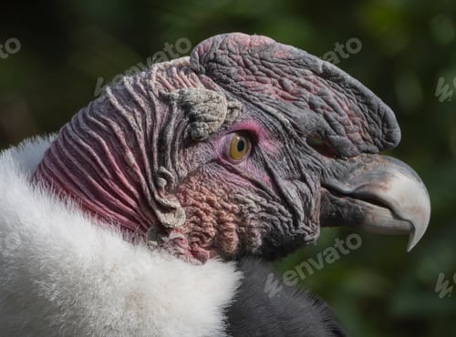 Preview: Bald Headed Eagle, Close Up Shot With Blurred Background.