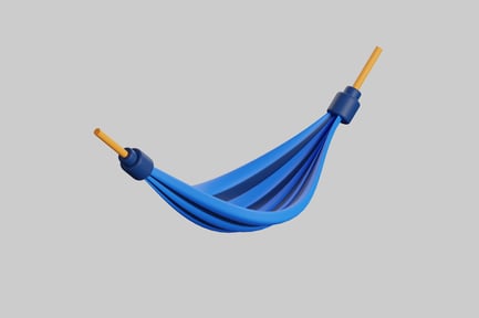 Preview: Hammock with yellow poles