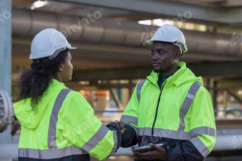 Preview: Engineer survey team checking construction project inspection work construction site