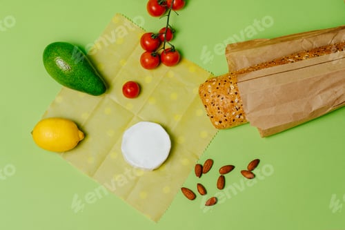 Preview: Food storage, plastic free, zero waste concept.