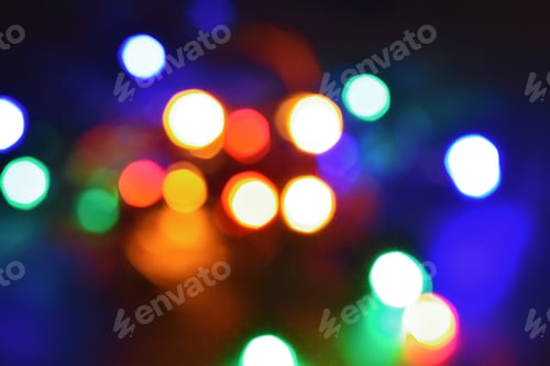 Preview: Colorful bokeh lights