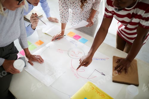 Preview: People making new business plan