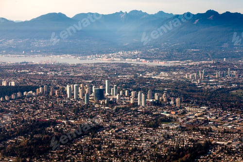 Preview: Vancouver City Lower Mainland Fraser Valley aerial