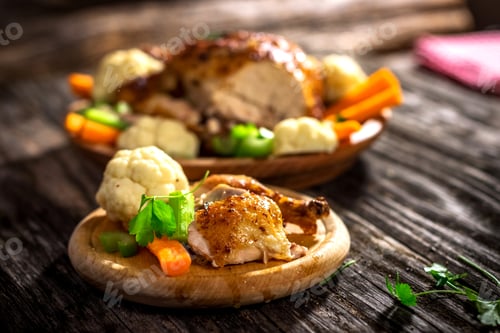 Preview: Whole roasted chicken