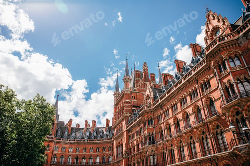 Preview: Exterior of St Pancras International train station in London