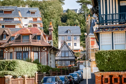Preview: Buildings in Trouville town, France