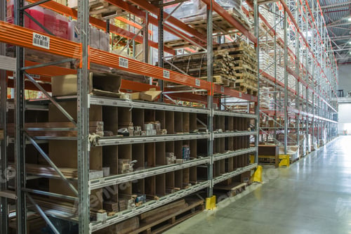Preview: Interior of modern warehouse