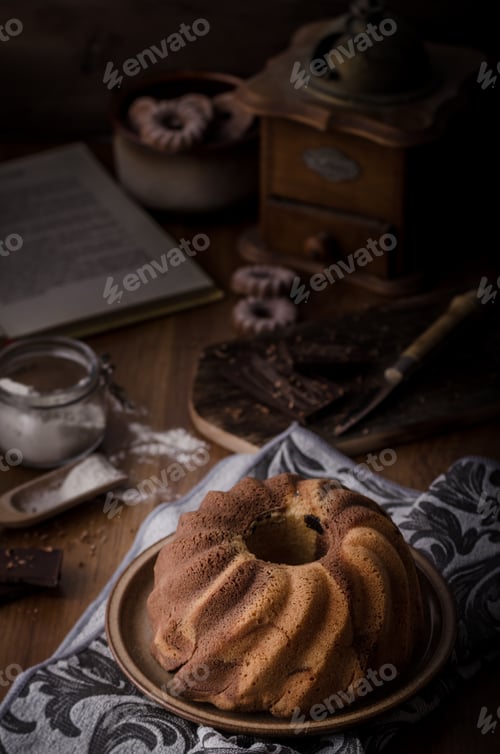 Preview: Monkey bread with chocolate, food photography