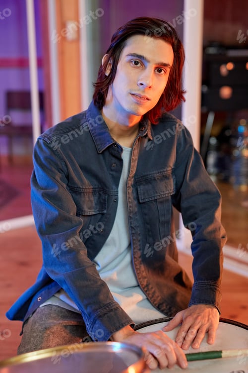 Preview: Portrait of Young Drummer