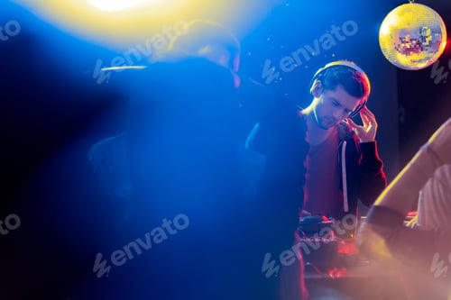 Preview: Disco ball above DJ's head
