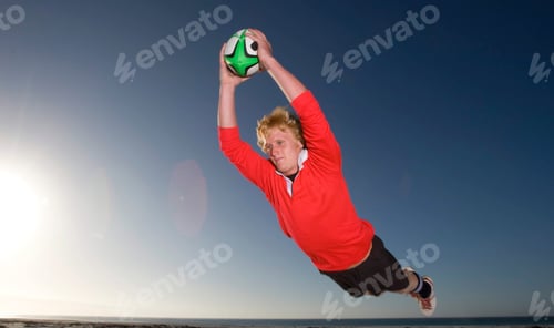 Preview: Rugby Player scoring a try