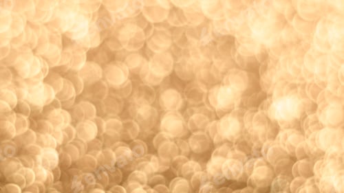 Preview: Gold Festive Christmas defocus bokeh background. Bokeh defocused golden lights