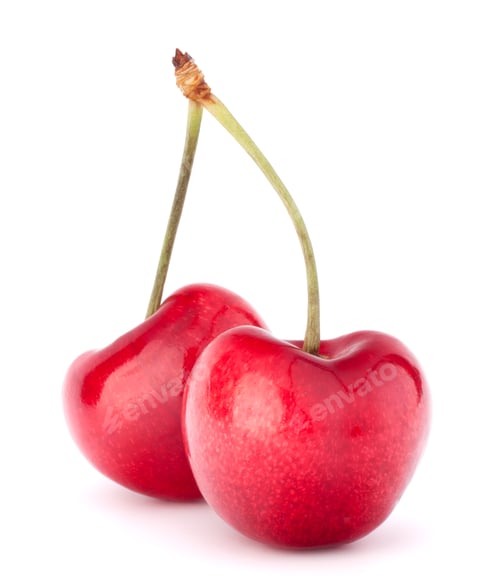 Preview: Two heart shaped cherry berries
