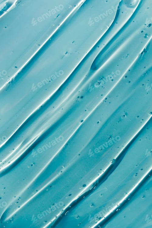 Preview: texture gel serum on blue background