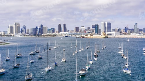 Preview: Ships moored in San Diego Bay