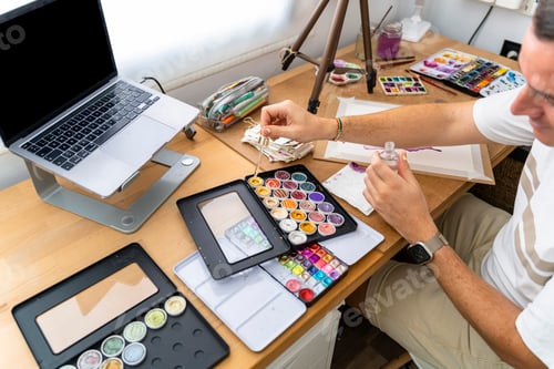 Preview: Studio Inspiration: Gay Watercolor Artist Capturing Beauty on Paper