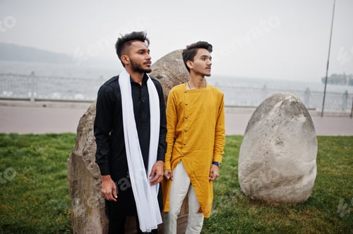 Preview: In indian traditional clothes