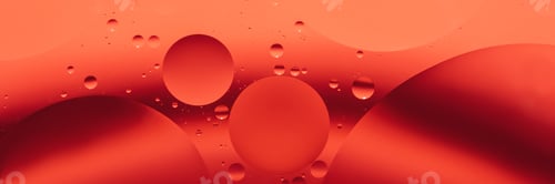Vista previa: oil with bubbles on on dark blue background. Abstract background