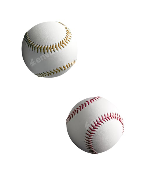Vorschau: neuer Baseball isoliert