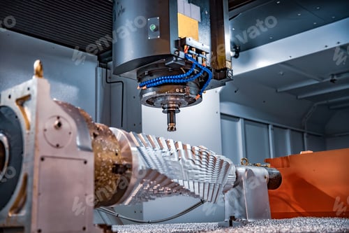 Preview: Metalworking CNC milling machine.