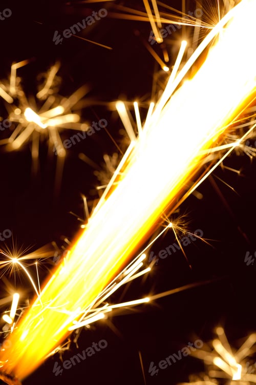 Preview: Close-up of a bright orange fire