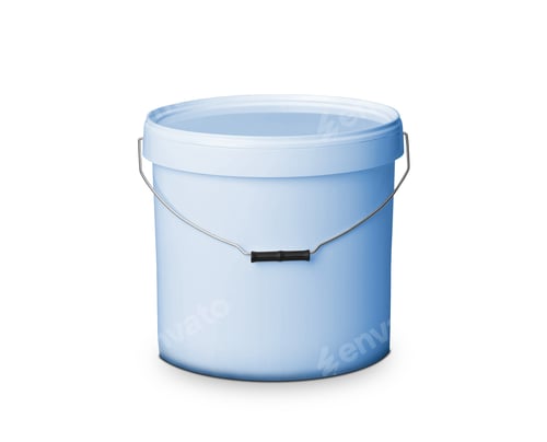Preview: Plastic container isolated
