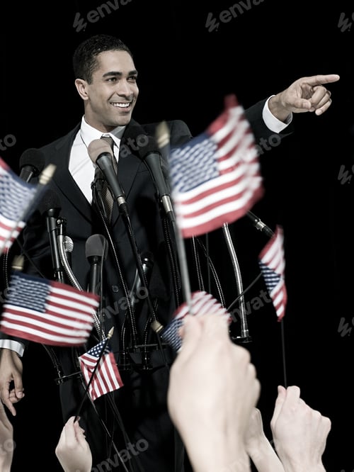 Preview: Politician and supporters